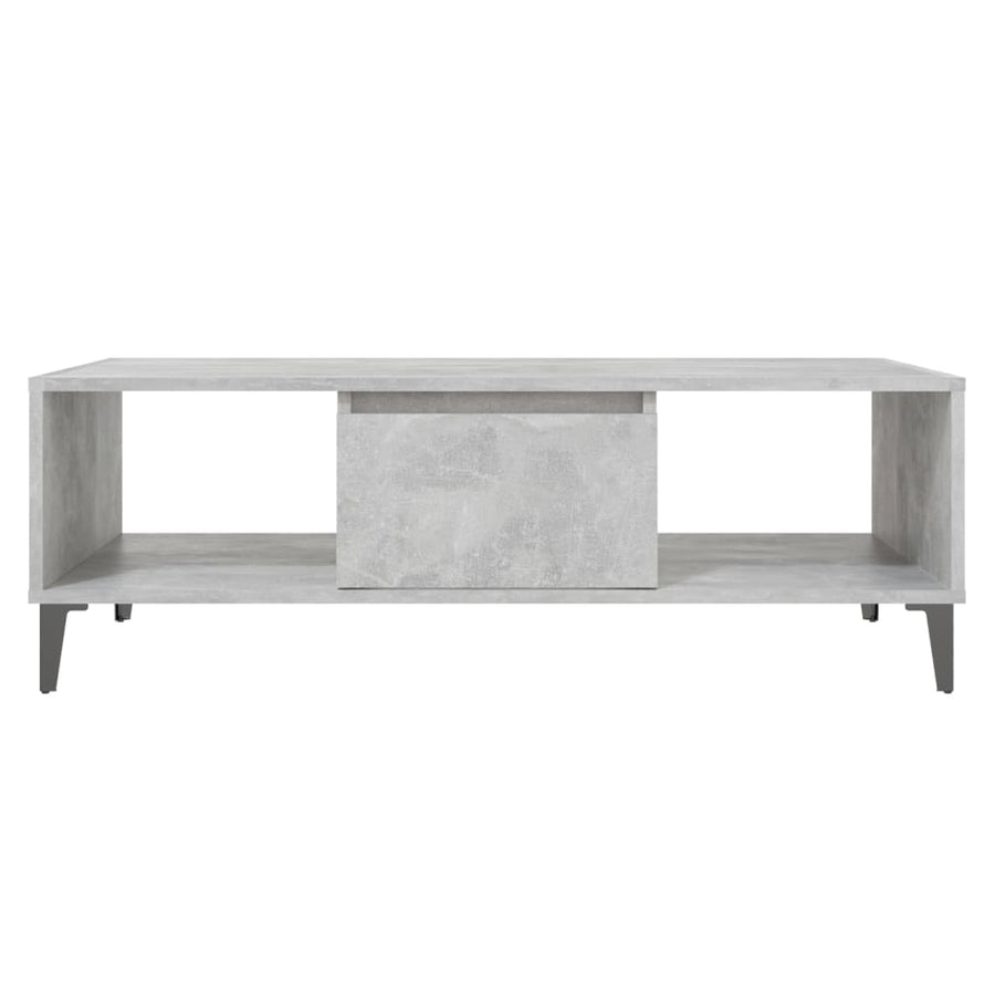 Salontafel 03,5X60X35 Cm Spaanplaat Betongrijs