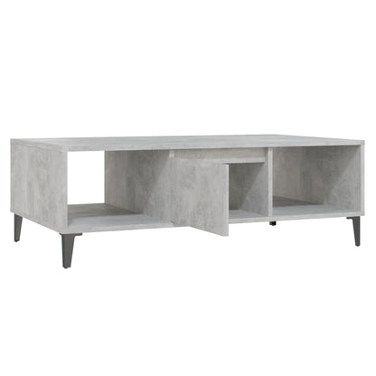 Salontafel 03,5X60X35 Cm Spaanplaat Betongrijs