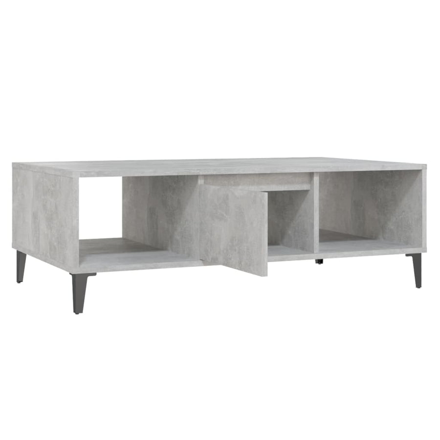 Salontafel 03,5X60X35 Cm Spaanplaat Betongrijs