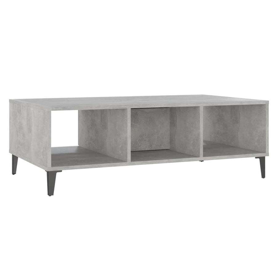 Salontafel 03,5X60X35 Cm Spaanplaat Betongrijs