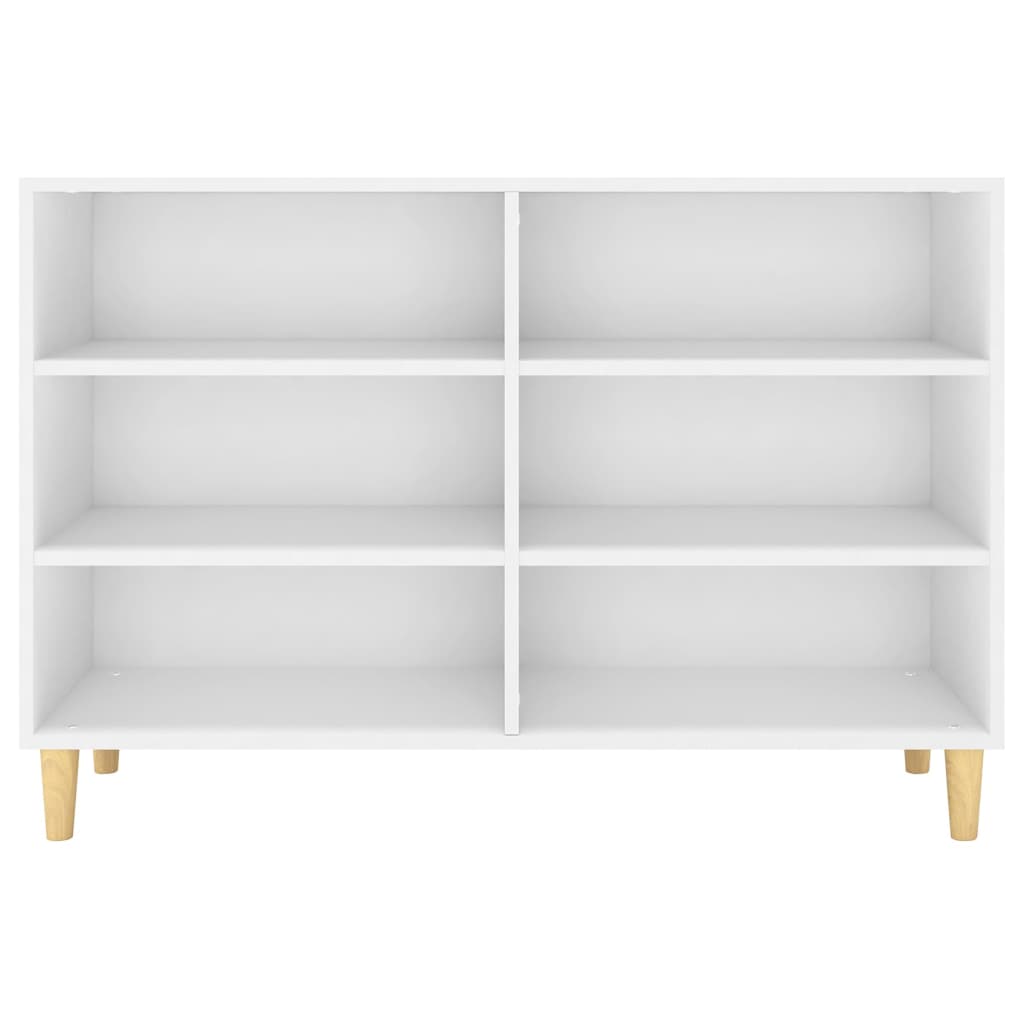 Dressoir 103,5X35X70 Cm Bewerkt Hout Wit