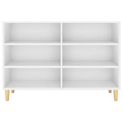 Dressoir 103,5X35X70 Cm Bewerkt Hout Wit