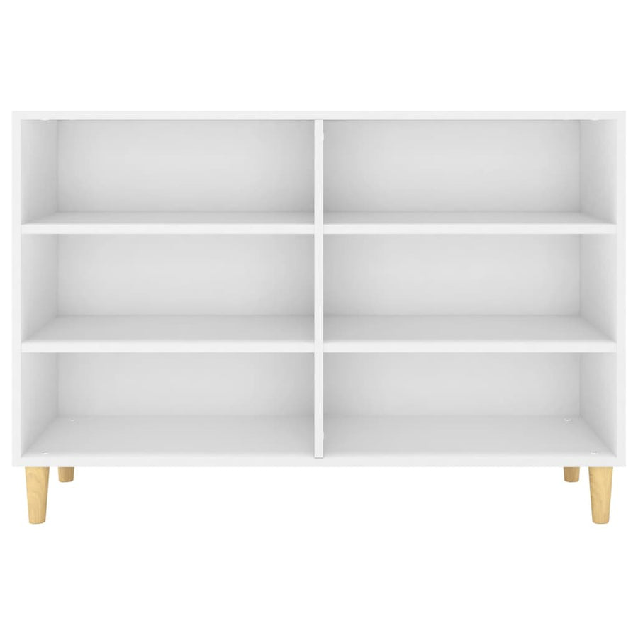 Dressoir 103,5X35X70 Cm Bewerkt Hout Wit