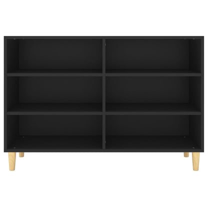 Dressoir 03,5X35X70 Cm Bewerkt Hout Zwart
