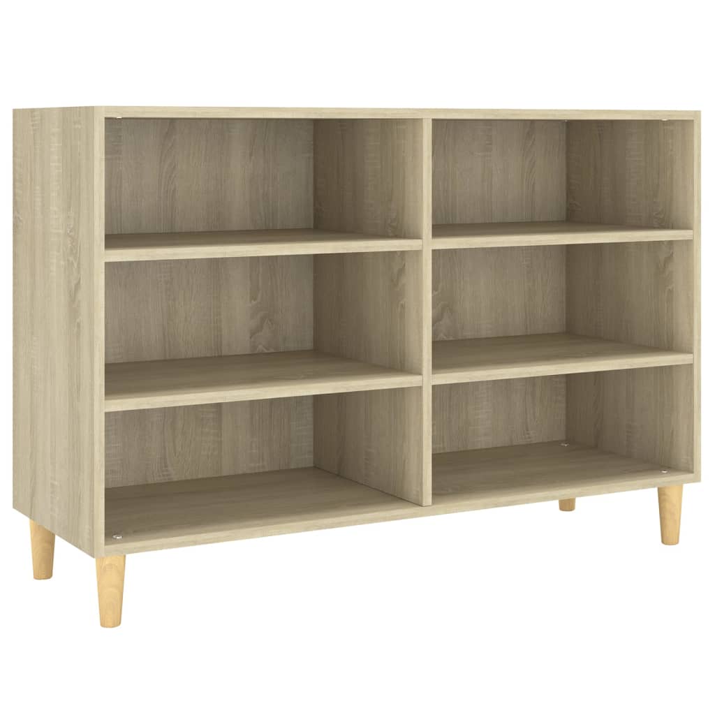 Dressoir 103,5X35X70 Cm Bewerkt Hout Sonoma Eikenkleurig