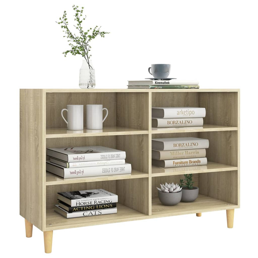 Dressoir 103,5X35X70 Cm Bewerkt Hout Sonoma Eikenkleurig