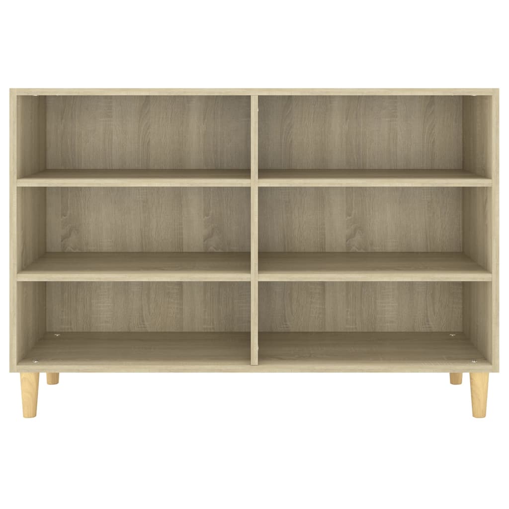 Dressoir 103,5X35X70 Cm Bewerkt Hout Sonoma Eikenkleurig