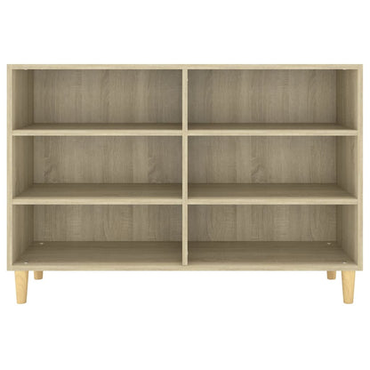 Dressoir 103,5X35X70 Cm Bewerkt Hout Sonoma Eikenkleurig