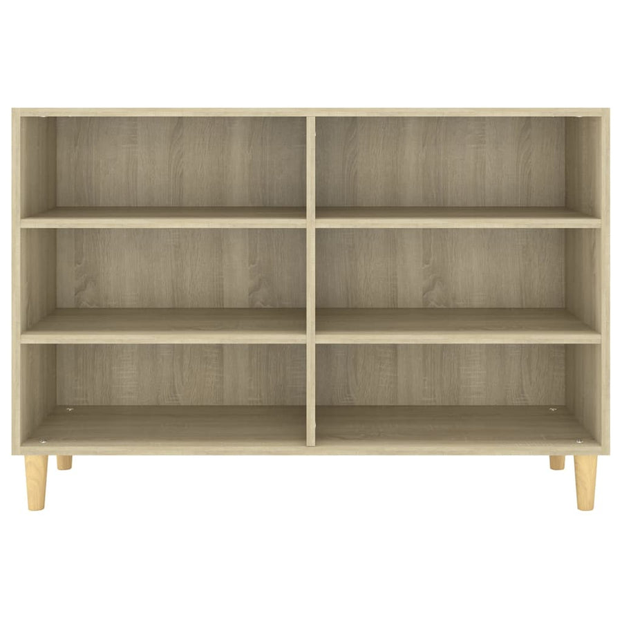 Dressoir 103,5X35X70 Cm Bewerkt Hout Sonoma Eikenkleurig