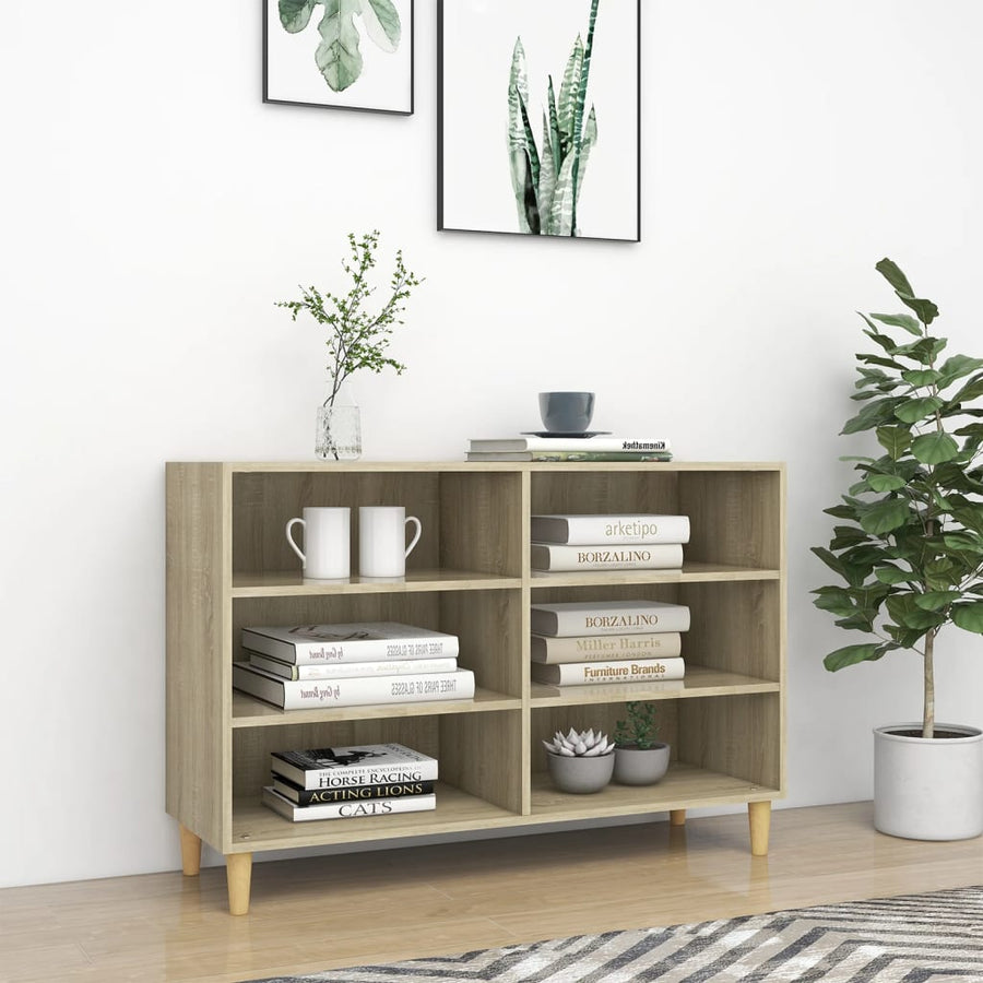 Dressoir 103,5X35X70 Cm Bewerkt Hout Sonoma Eikenkleurig