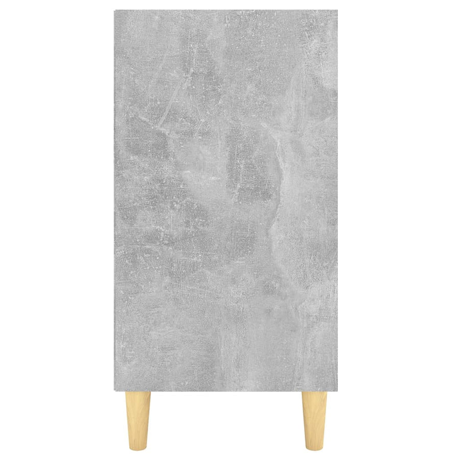 Dressoir 103,5X35X70 Cm Bewerkt Hout Betongrijs