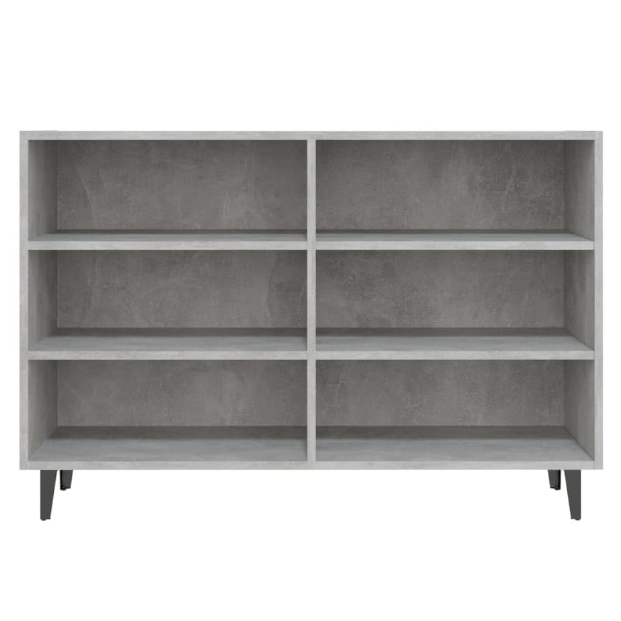 Dressoir 103,5x35x70 cm spaanplaat betongrijs Betongrijs