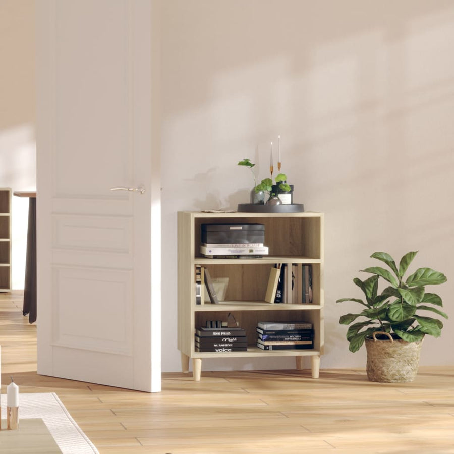 Dressoir 57X35X70 Cm Spaanplaat Kleurig Sonoma eiken