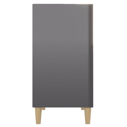 Dressoir 57X35X70 Cm Spaanplaat Hoogglans grijs