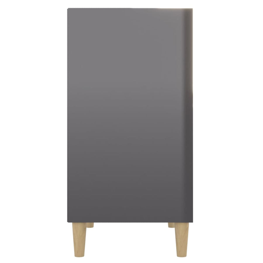 Dressoir 57X35X70 Cm Spaanplaat Hoogglans grijs