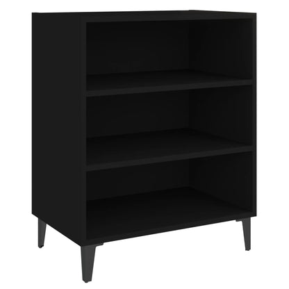 Dressoir 57X35X70 Cm Spaanplaat Zwart 1
