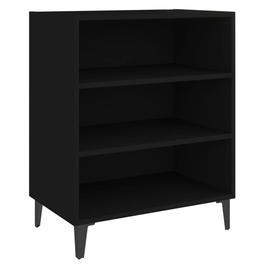 Dressoir 57X35X70 Cm Spaanplaat Zwart 1