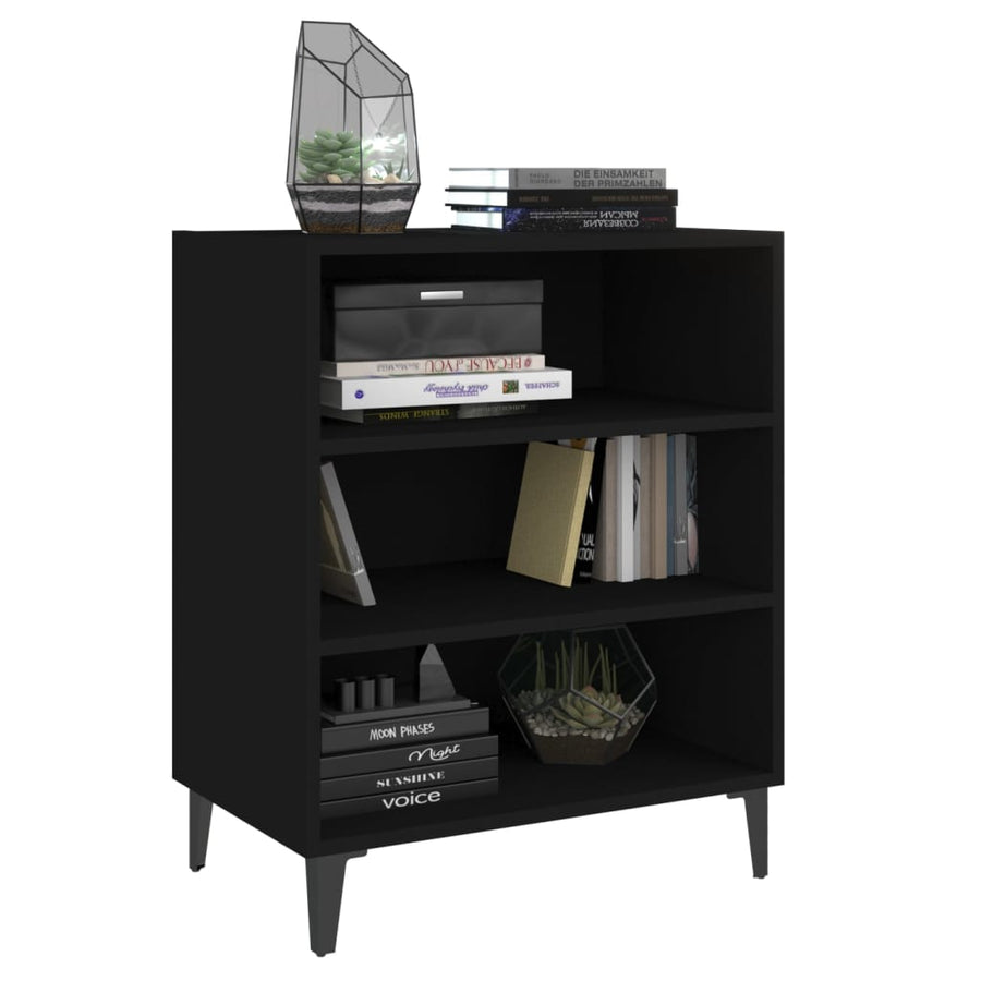Dressoir 57X35X70 Cm Spaanplaat Zwart 1