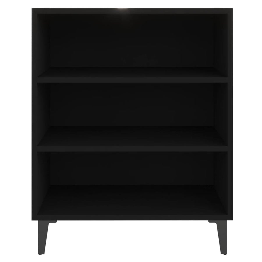 Dressoir 57X35X70 Cm Spaanplaat Zwart 1