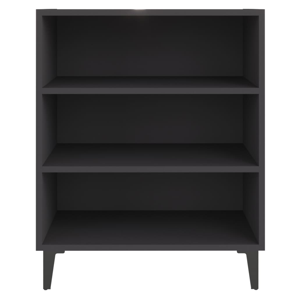Dressoir 57x35x70 cm bewerkt hout grijs