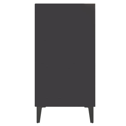 Dressoir 57x35x70 cm bewerkt hout grijs