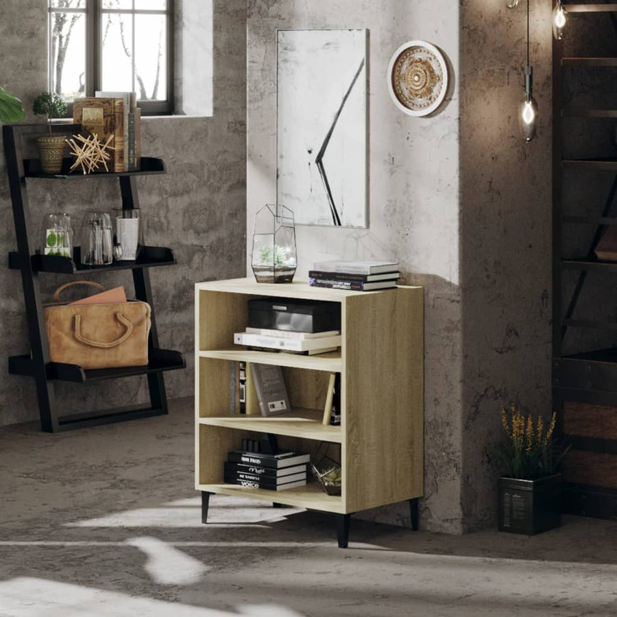 Dressoir 57X35X70 Cm Spaanplaat Kleurig Sonoma eiken