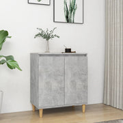 Dressoir 60x35x70 cm bewerkt hout betongrijs