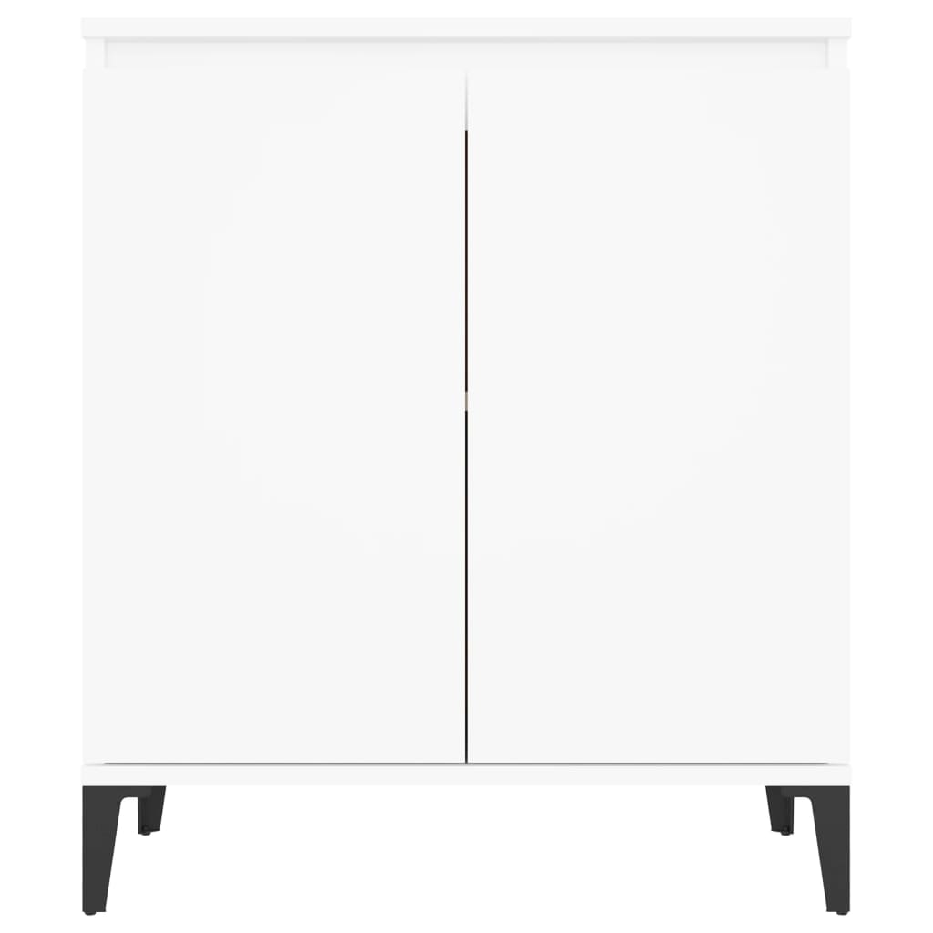 Dressoir 60X35X70 Cm Bewerkt Hout Wit