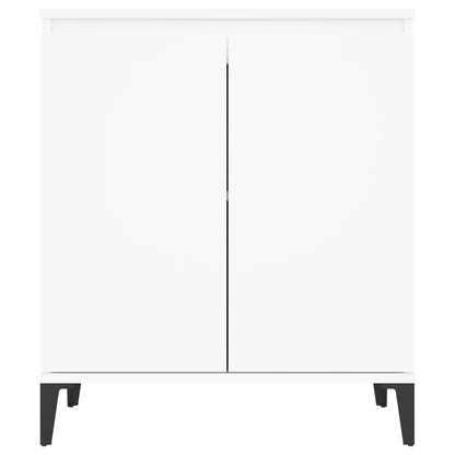 Dressoir 60X35X70 Cm Bewerkt Hout Wit