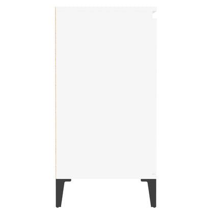 Dressoir 60X35X70 Cm Bewerkt Hout Wit