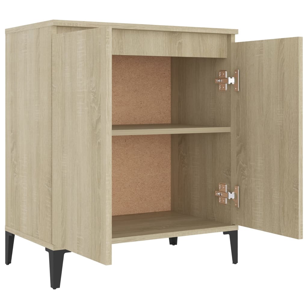 Dressoir 60x35x70 cm spaanplaat sonoma eikenkleurig Sonoma eiken