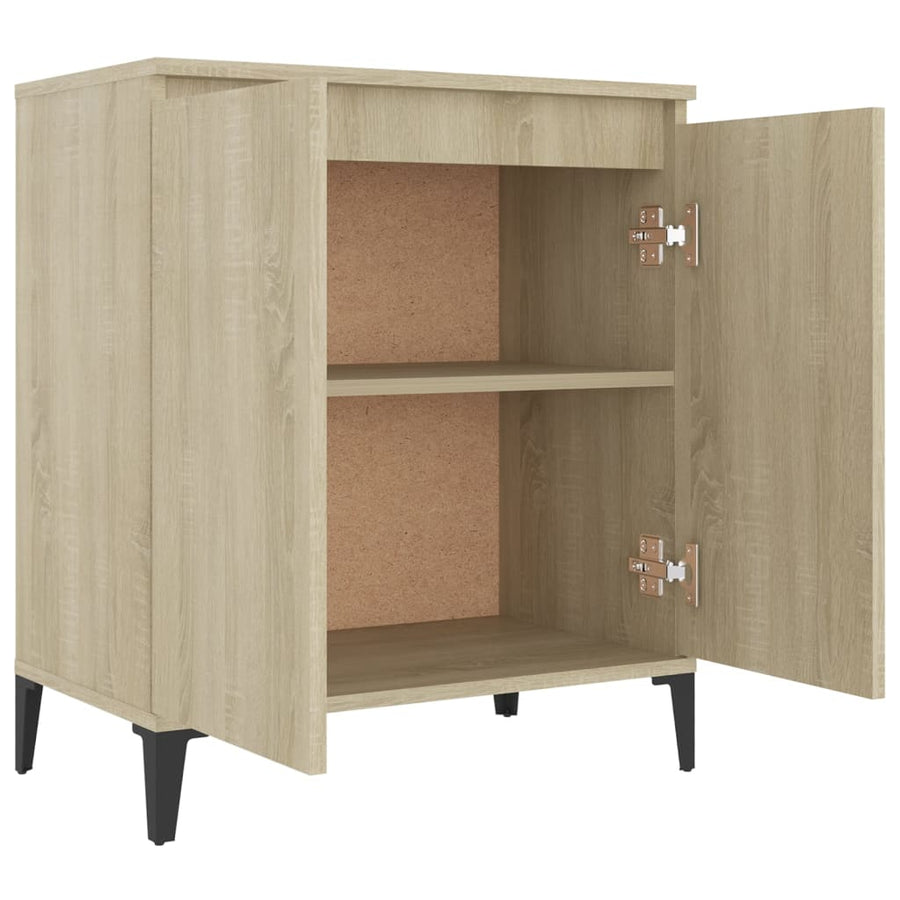 Dressoir 60x35x70 cm spaanplaat sonoma eikenkleurig Sonoma eiken