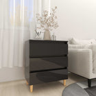 Sideboard 60X35X69 Cm Engineered Wood High Gloss black