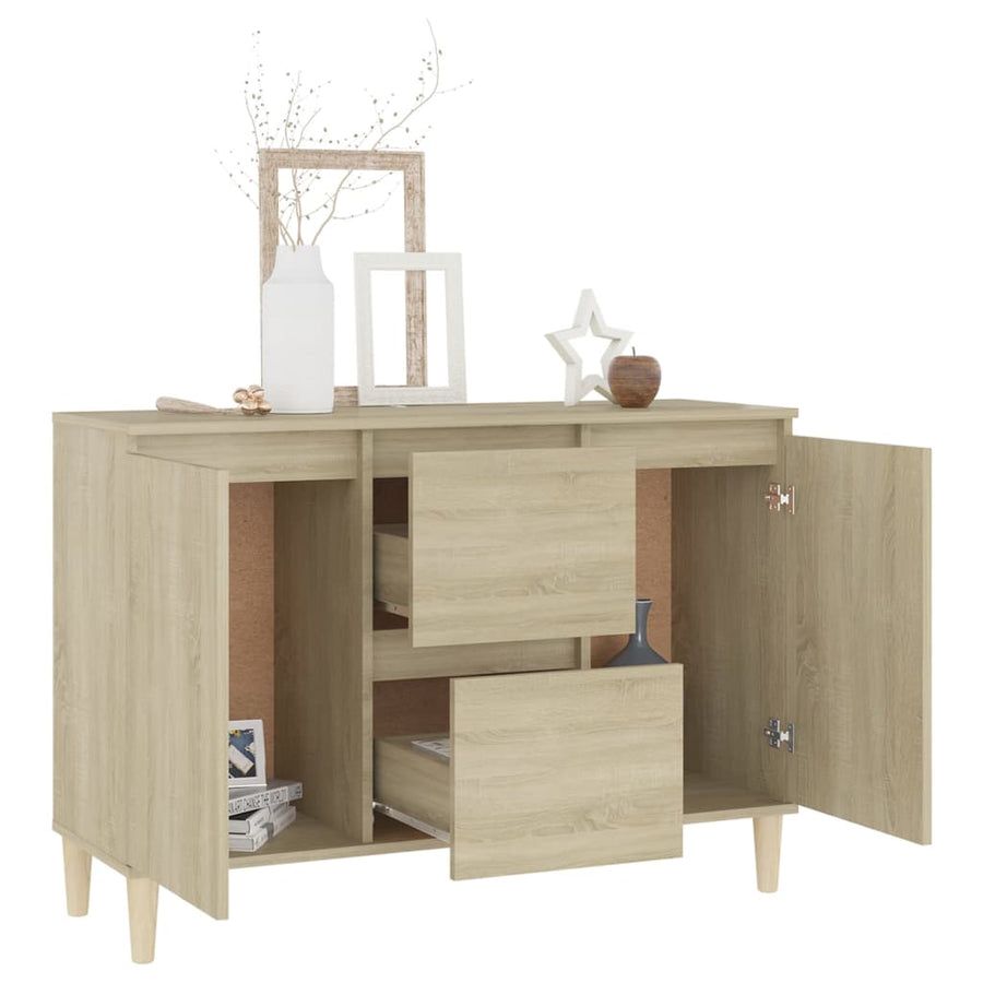Dressoir 03,5X35X70 Cm Spaanplaat Kleurig Sonoma eiken