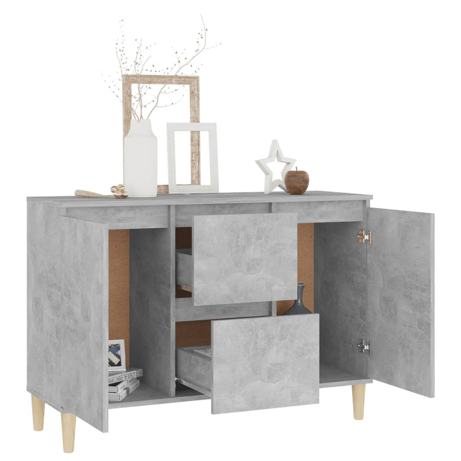 Dressoir 03,5X35X70 Cm Spaanplaat Betongrijs