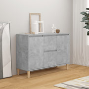 Sideboard 101x35x70 cm engineered wood concrete gray