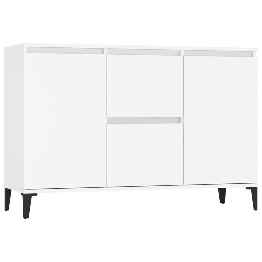 Dressoir 104x35x70 cm spaanplaat wit Wit
