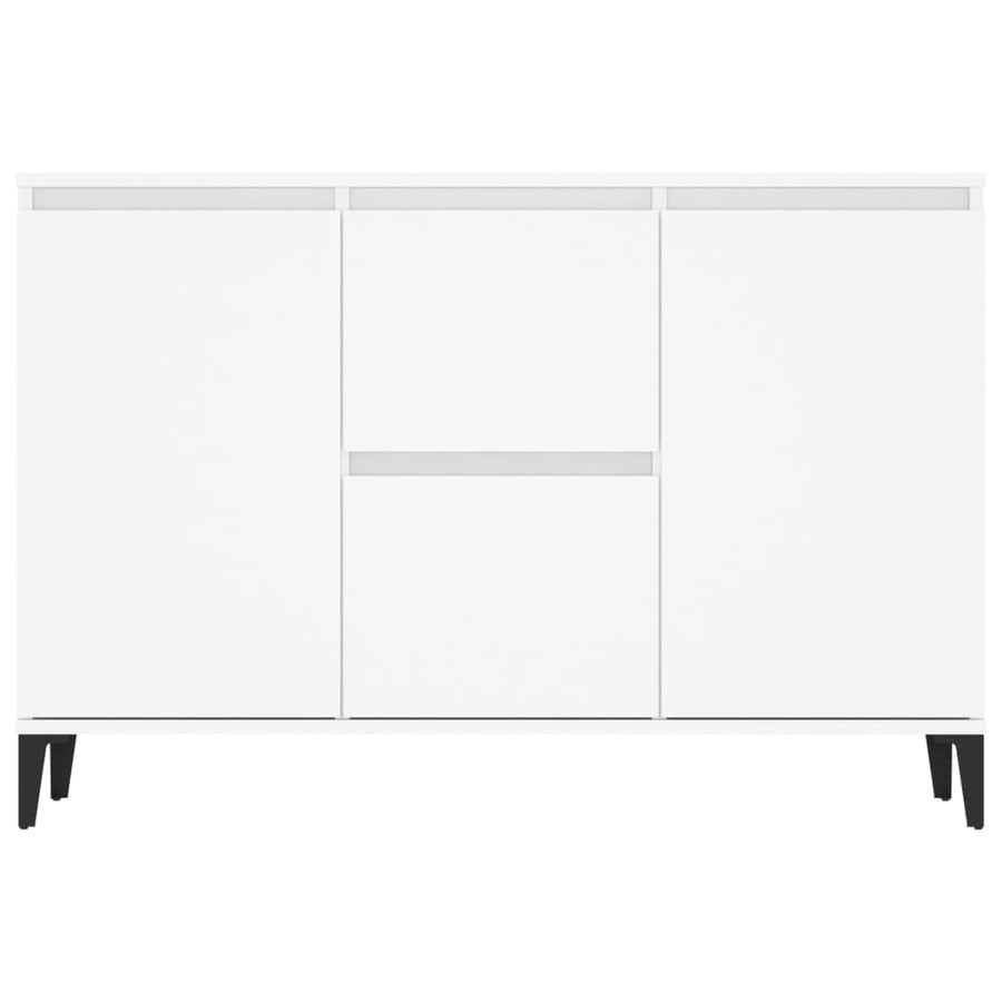 Dressoir 104x35x70 cm spaanplaat wit Wit