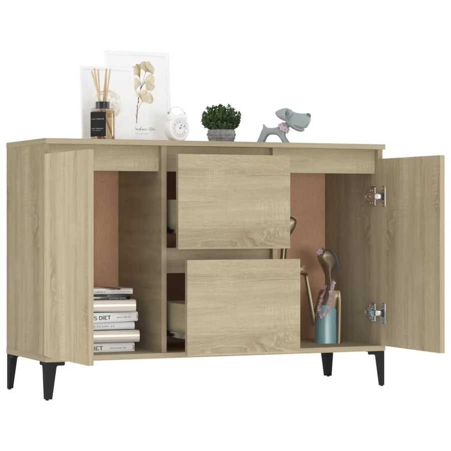 Dressoir 04X35X70 Cm Spaanplaat Kleurig Sonoma eiken