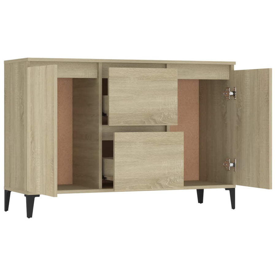 Dressoir 04X35X70 Cm Spaanplaat Kleurig Sonoma eiken
