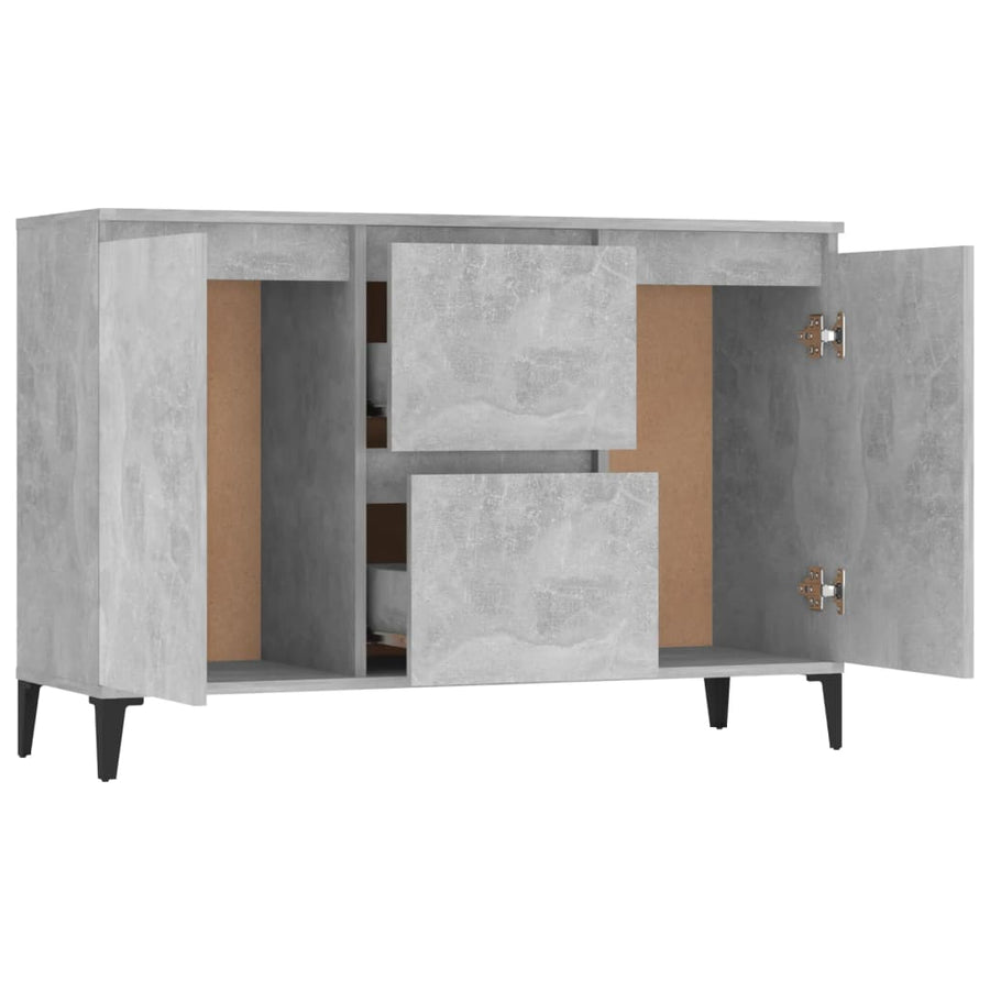 Dressoir 04X35X70 Cm Spaanplaat Betongrijs