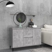 Dressoir 104x35x70 cm spaanplaat betongrijs