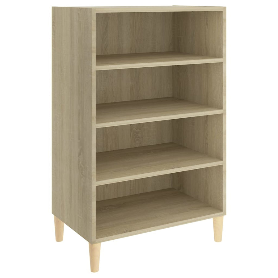 Dressoir 57X35X90 Cm Spaanplaat Sonoma Eikenkleurig 1