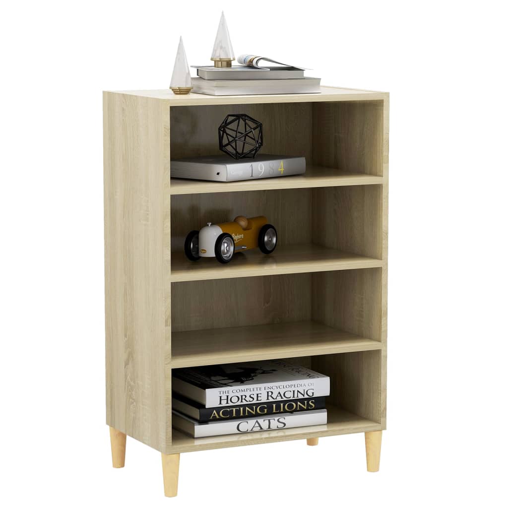 Dressoir 57X35X90 Cm Spaanplaat Sonoma Eikenkleurig 1