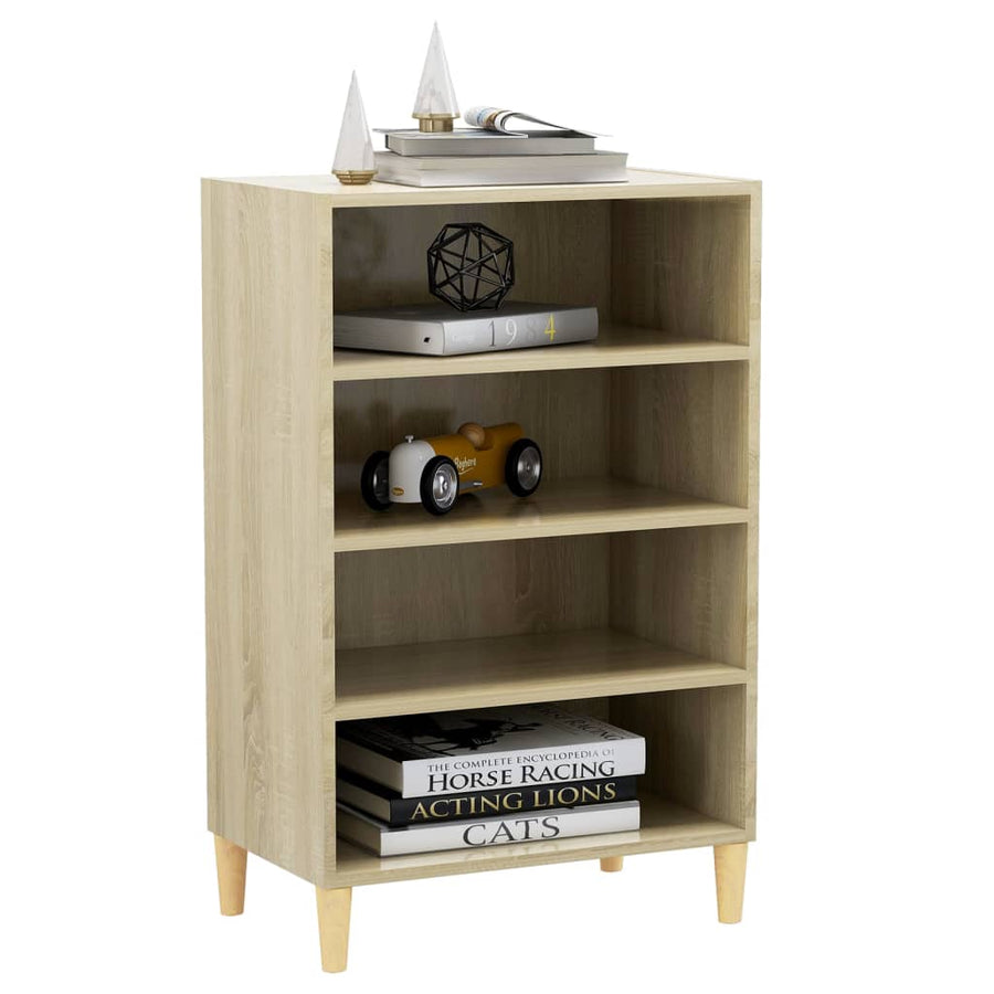 Dressoir 57X35X90 Cm Spaanplaat Sonoma Eikenkleurig 1