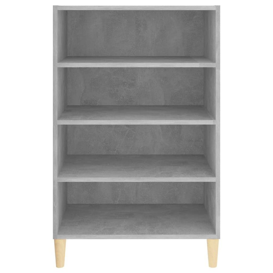 Dressoir 57X35X90 Cm Bewerkt Hout Betongrijs