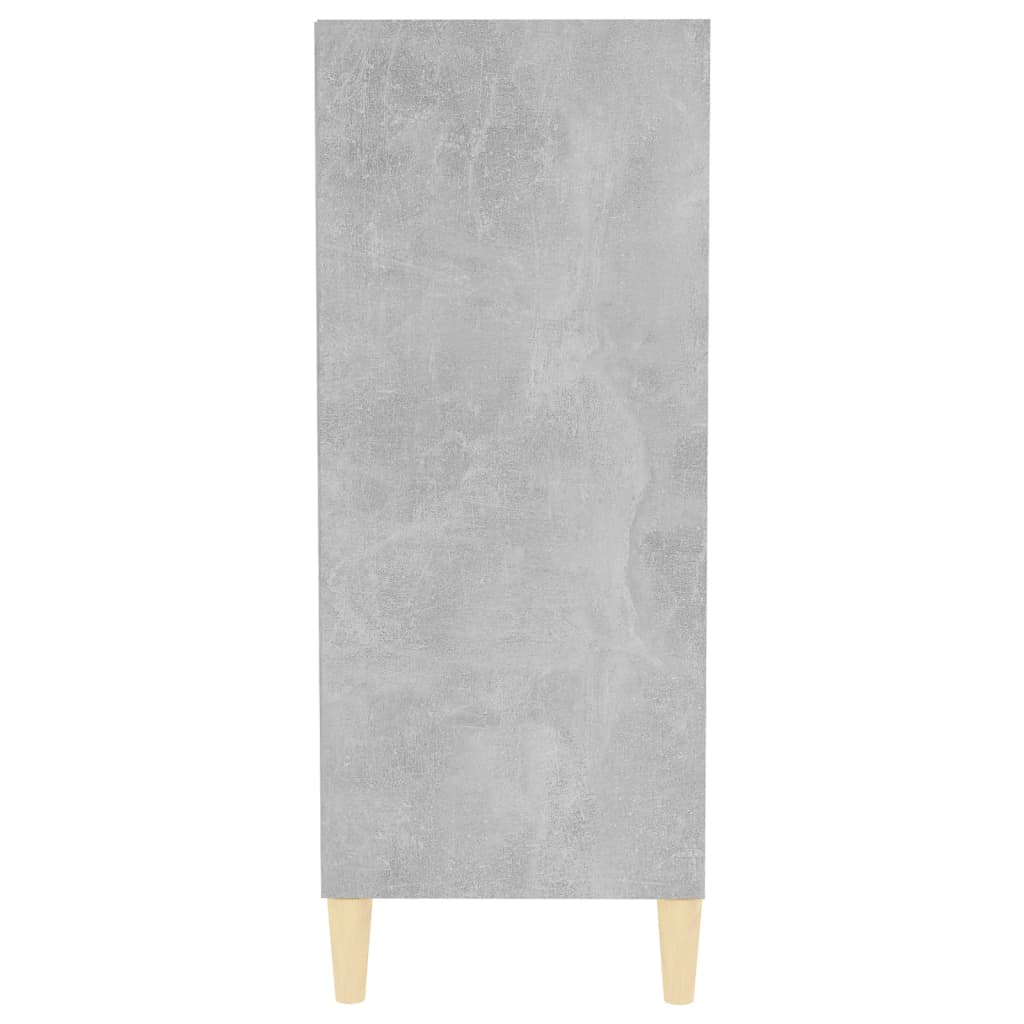 Dressoir 57X35X90 Cm Bewerkt Hout Betongrijs