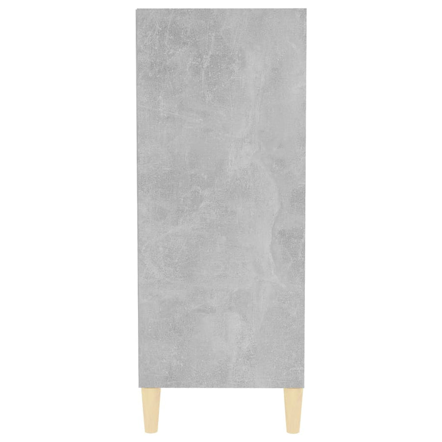 Dressoir 57X35X90 Cm Bewerkt Hout Betongrijs