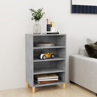 Sideboard 57x35x90 cm engineered wood concrete grey