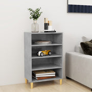 Dressoir 57x35x90 cm bewerkt hout betongrijs